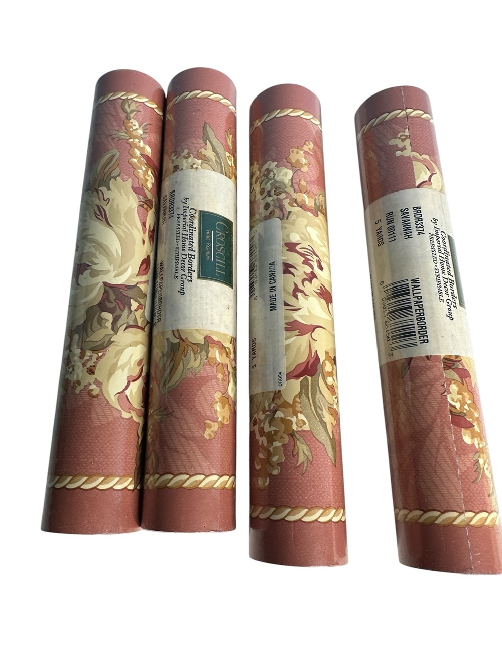 Vintage Croscill boarder paper 4 rolls